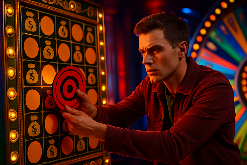 Cash Hunt game show contestant strategizing